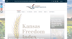 Desktop Screenshot of kansaspolicy.org