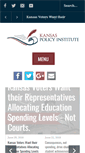 Mobile Screenshot of kansaspolicy.org
