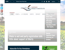 Tablet Screenshot of kansaspolicy.org